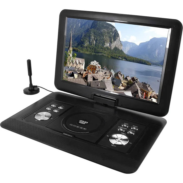 Soundmaster PDB1600 Tragbarer DVD-Player DVB-T2 HD-Tuner 15.4-'-' TFT Bildschirm – Bild 1