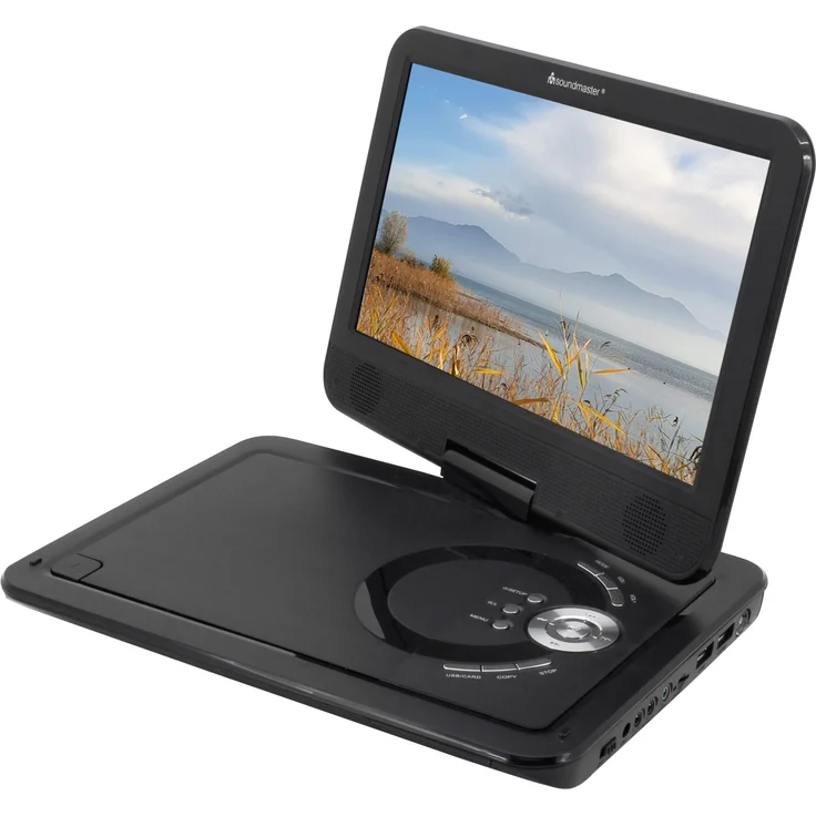 Soundmaster DVD-Player tragbar m.DVB-T2 HD-Tuner PDB1910SW sw, PDB1910SW – Bild 3