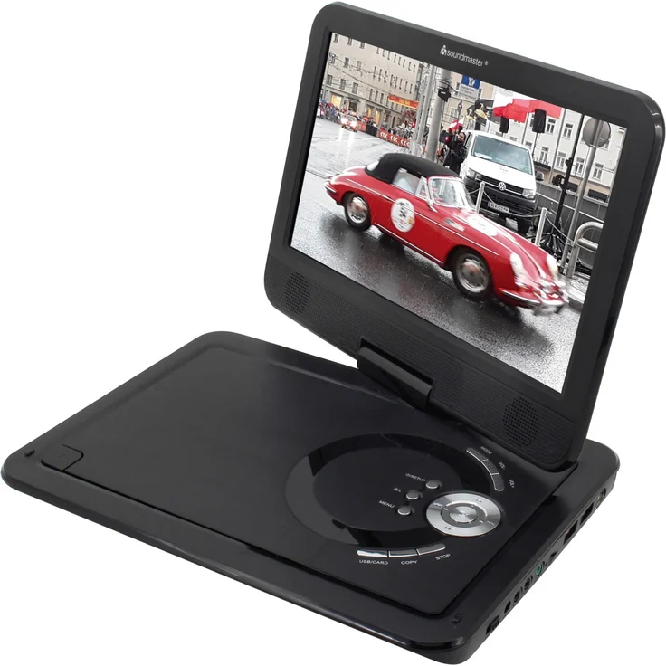 Soundmaster DVD-Player tragbar m.DVB-T2 HD-Tuner PDB1910SW sw, PDB1910SW – Bild 4