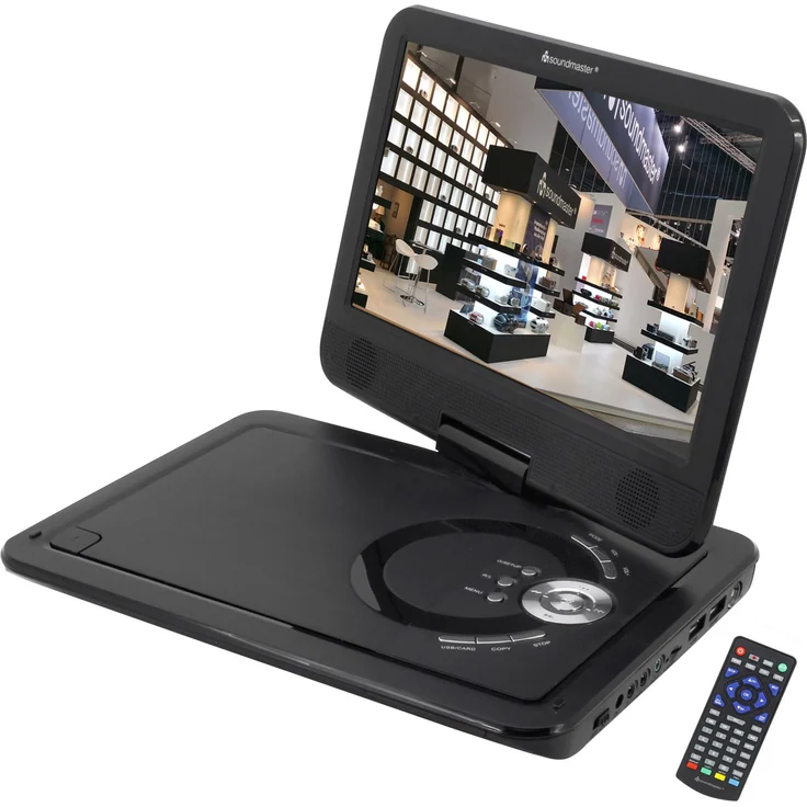Soundmaster DVD-Player tragbar m.DVB-T2 HD-Tuner PDB1910SW sw, PDB1910SW – Bild 7