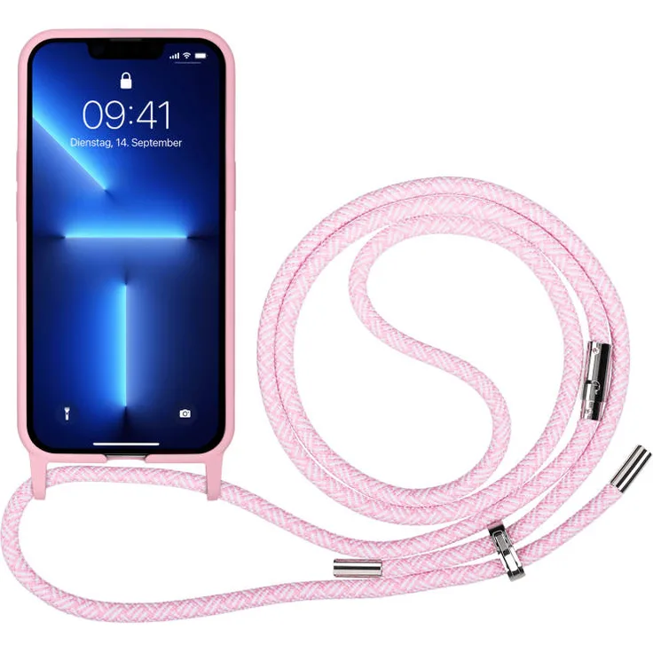 Artwizz HangOn Case Silicone für iPhone 13 Pro - light-salsa