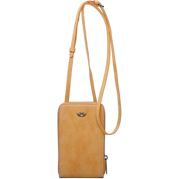 Fritzi aus Preußen Jozy Vintage kleine Handy Smartphone Umhängetasche Tasche Honey Mustard