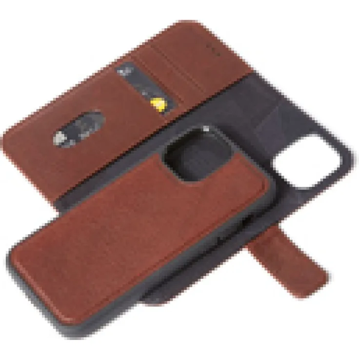 Decoded MagSafe Leder 2-in-1 Wallet Case und Backcover für iPhone 12-12 Pro, braun