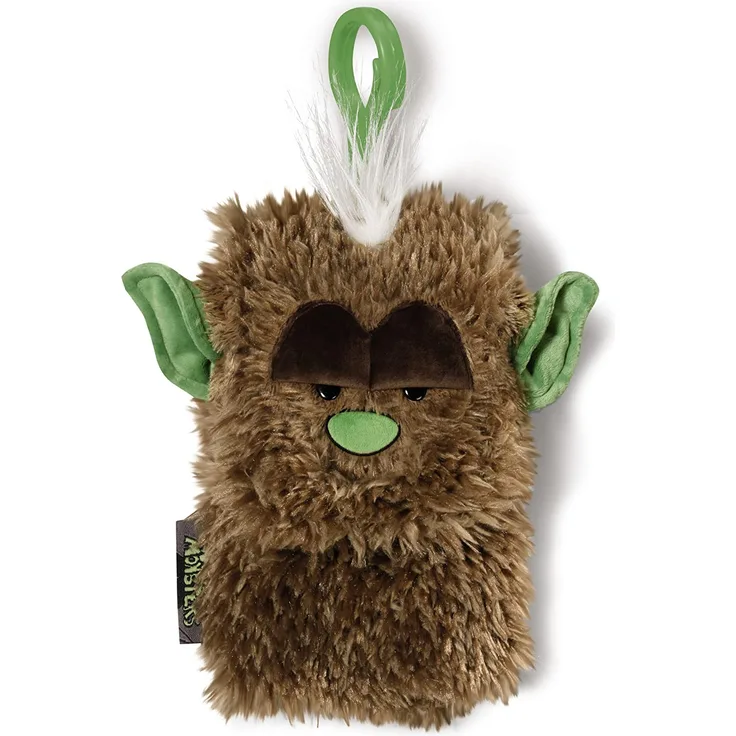 NICI 36660 - Handytäschchen Monster ''Oops'' Plüsch, 8 x 13 cm, braun