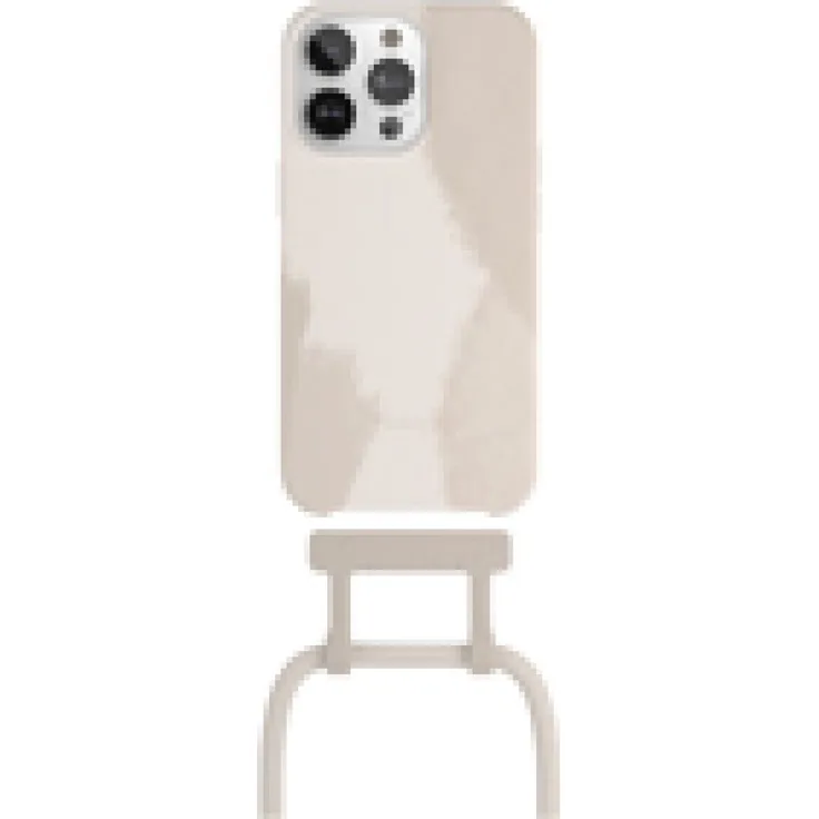 Woodcessories Change Case Batik für iPhone 13 Pro, creme weiß