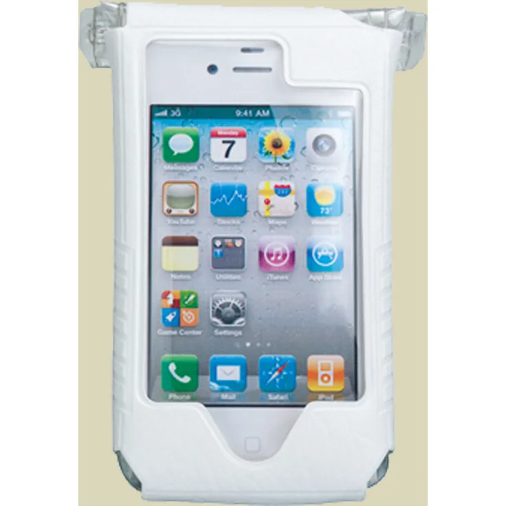 Topeak SmartPhone DryBag Smartphone-Tasche für Fahrradlenker für iPhone 4-4s weiß
