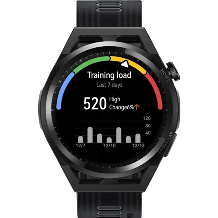 Huawei Watch GT Runner Smartwatch GPS, Unisex, 46mm, Keramikgehäuse, Kunststoffarmband, Schwarz – Bild 5