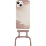 Woodcessories Change Case Batik für iPhone 13 mini, ziegel rot