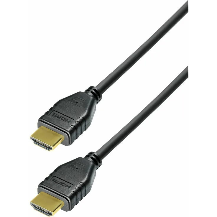 Transmedia C218-3L ULTRA HIGH-SPEED 3,0 Meter Anschlusskabel/Verbindungskabel/Adapterkabel/Adapter 02-3454, schwarz