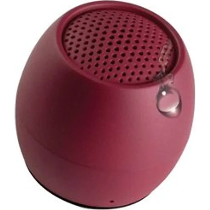 Boompods Zero Bluetooth Lautsprecher Freisprechfunktion, stoßfest, Wasserfest Burgund (ZERBUR)