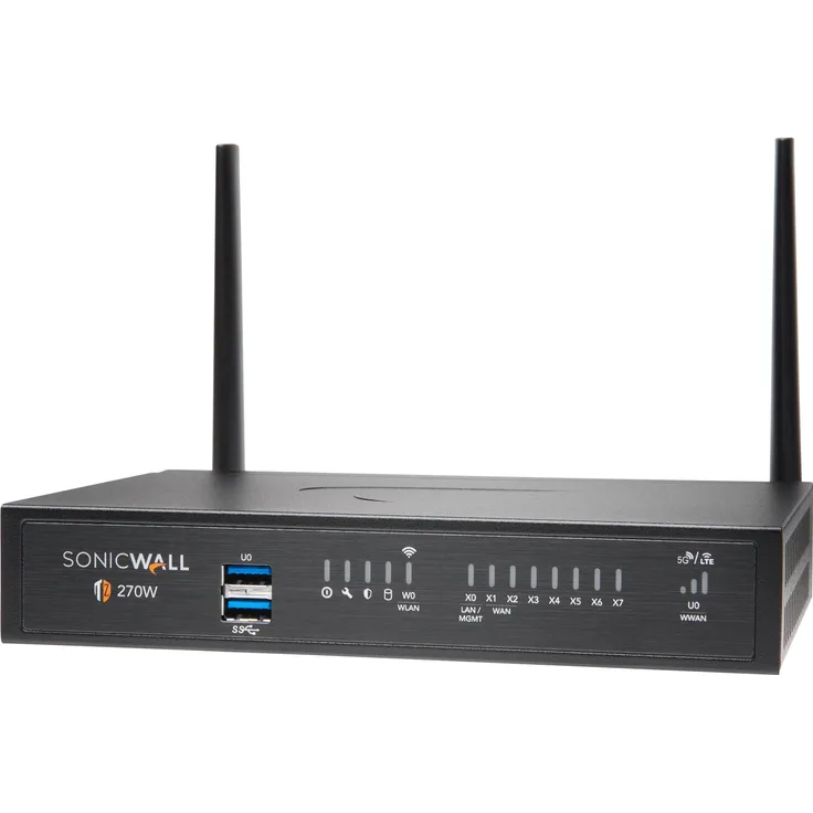 SonicWall TZ270W - Sicherheitsgerät - GigE, 802.11ac Wave 2 - Wi-Fi - 2.4 GHz, 5 GHz - NFR - Desktop