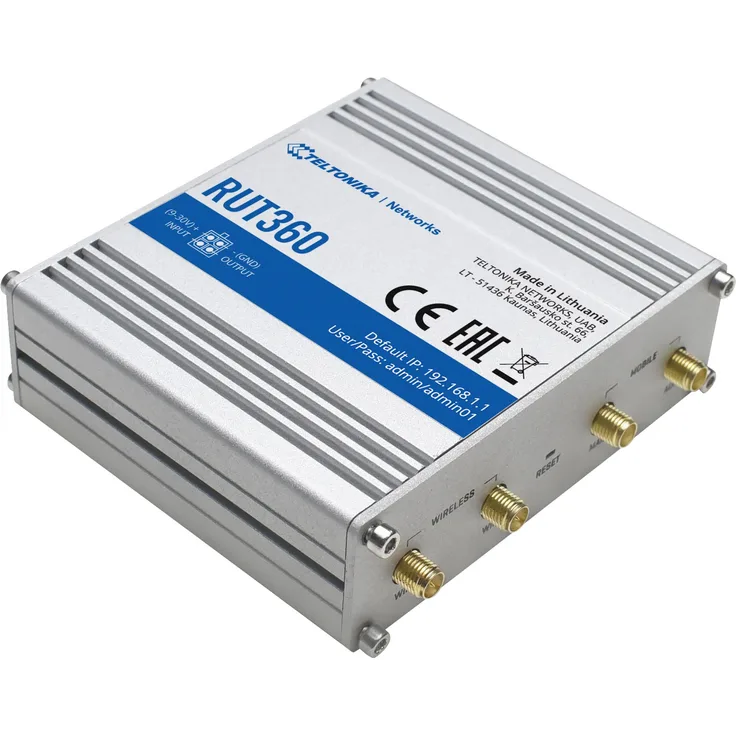 Teltonika Router - RUT360 - Kompakter-4G-LTE CAT6 Router