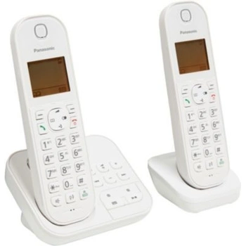 Panasonic KX-TGC422GW Telefono DECT Fisso Bianco Con Segreteria, Blocco Chiamate E Vivavoce - 2