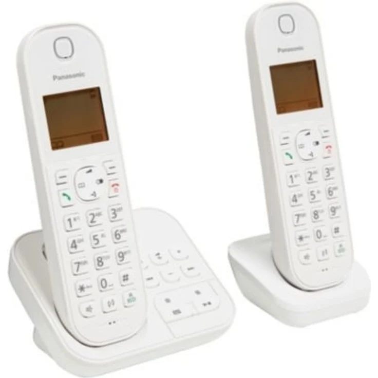 Panasonic KX-TGC422GW Schnurloses Telefon mit Anrufbeantworter und Zusatz-Set, weiß – Bild 3