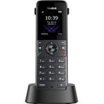 Yealink W73H Schnurloses Erweiterungshandgerät mit Rufnummernanzeige, IP Telefon, DECT, schwarz