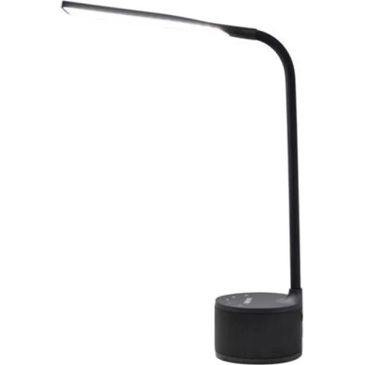 VASNER Lumbeat Schreibtischleuchte LED schwarz 3,5 W dimmbar USB Bluetooth Musik Tageslicht