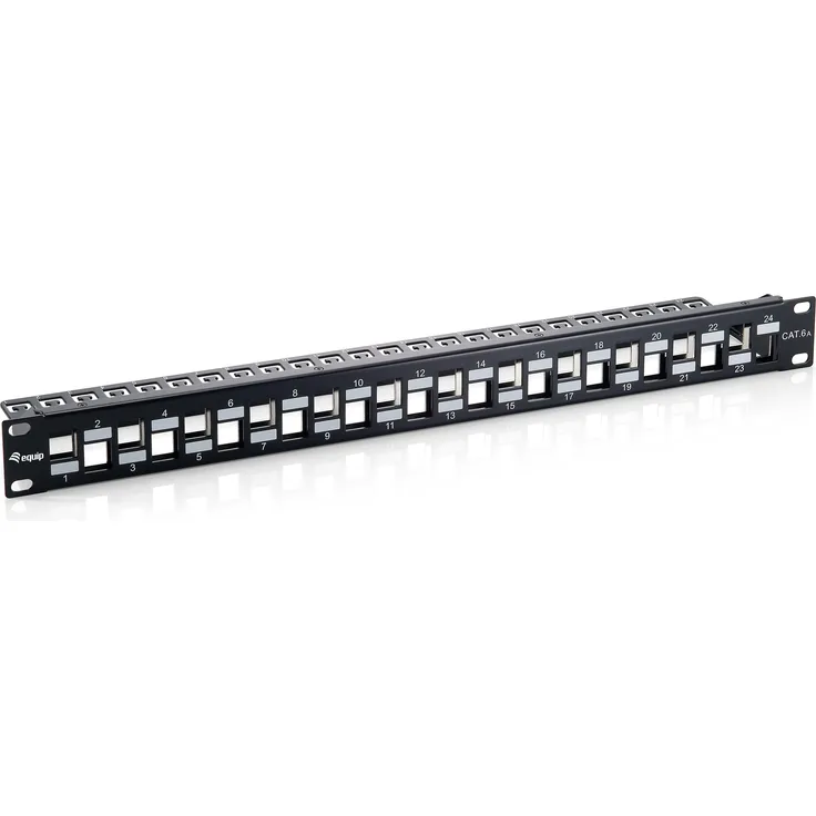 Equip Patchpanel 24x RJ45 Cat6a 19'' 1HE Keystone