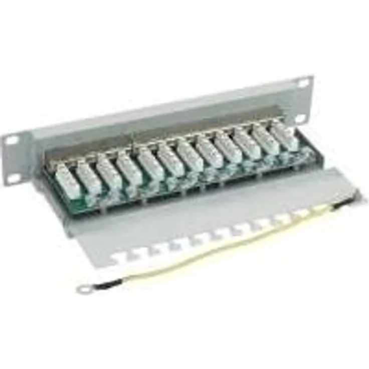 InLine Patchfeld Cat.6, 12-fach, 25,4cm (10''), 1HE, l # 76213