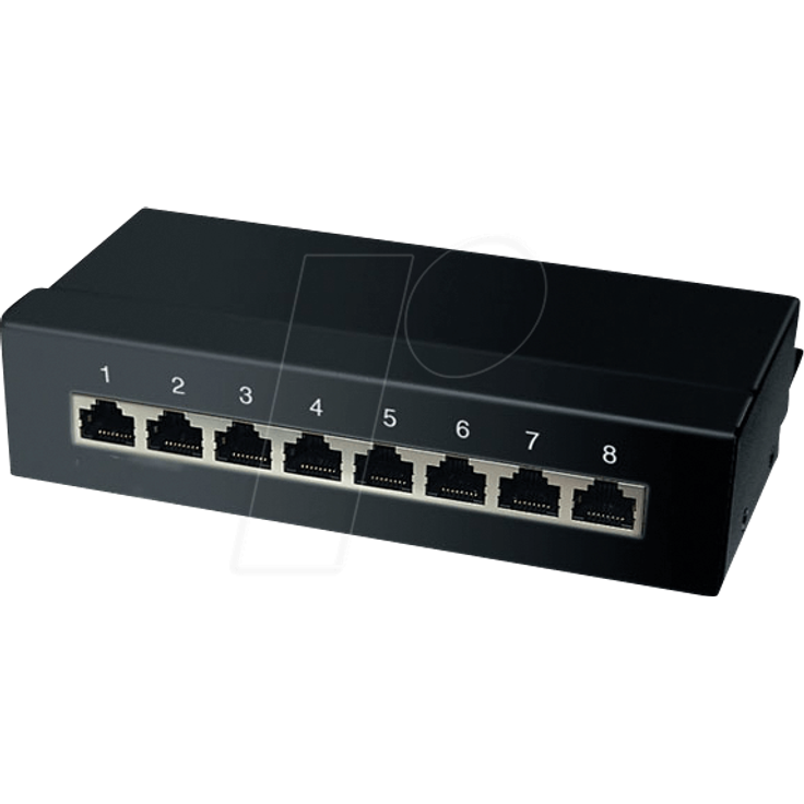 SHIVERPEAKS SHVP 75067 - Patchpanel, 8-Port, Cat.6a (BS75067)