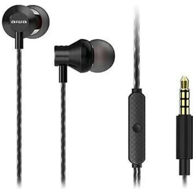  Aiwa Estm-50 Estm-50BK, In-Ear-Kopfhörer, schwarz