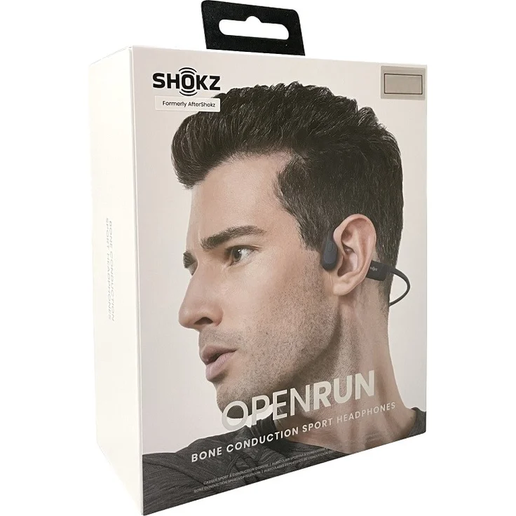 Shokz OpenRun, Open-Ear-Kopfhörer, Sportkopfhörer, wasserdicht, schwarz – Bild 8