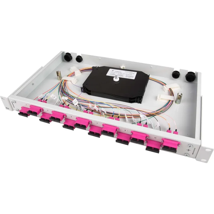 TELEGÄRTNER Spleißbox bestückt TNSB-Be-12SCD-50-OM4