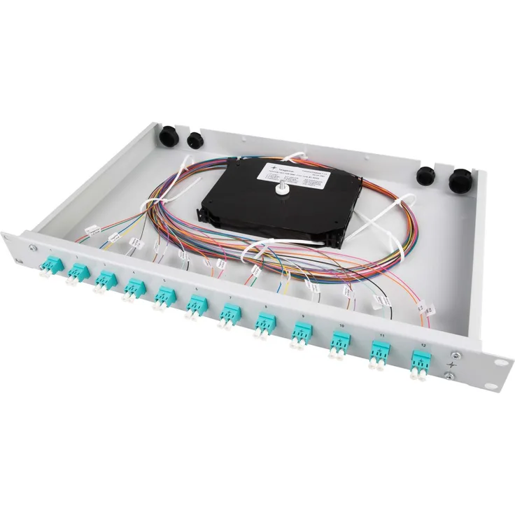 TELEGÄRTNER Spleißbox bestückt TNSB-Be-6LCD-50-OM3