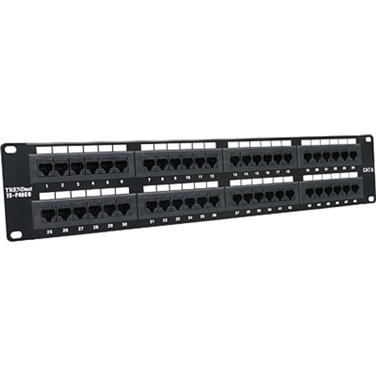 TRENDnet TC-P48C6 Patchpanel 48-port Cat6 ungeschirmt 19''