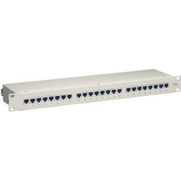 Equip Patchpanel 16x RJ45 Cat6 19'' 1HE schwarz