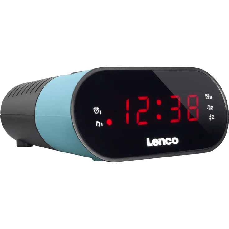 Lenco CR-07, Radiowecker, blau, (UKW (FM))  – Bild 1