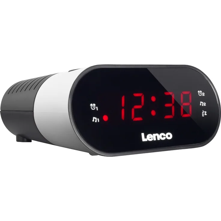 Lenco CR-07, Radiowecker, weiß, (UKW (FM)) 