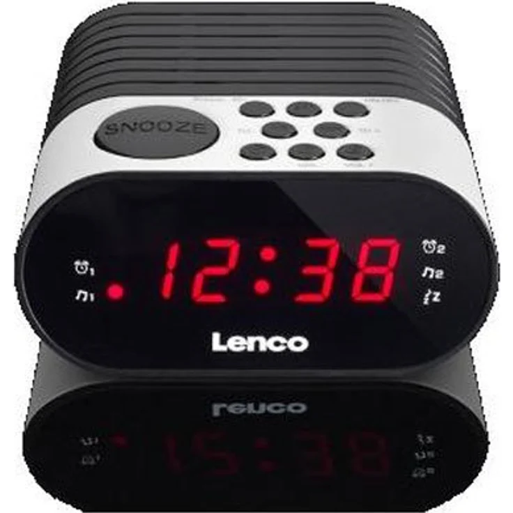 Lenco CR-07, Radiowecker, weiß, (UKW (FM))  – Bild 4