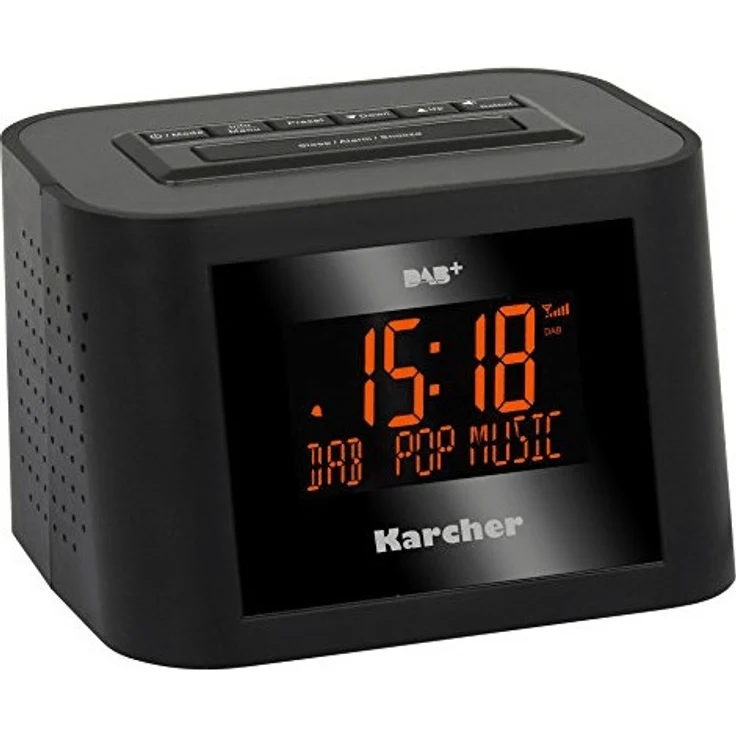 Karcher 2420, Tragbares Radio, schwarz, (DAB, DAB+, UKW (FM))  – Bild 2