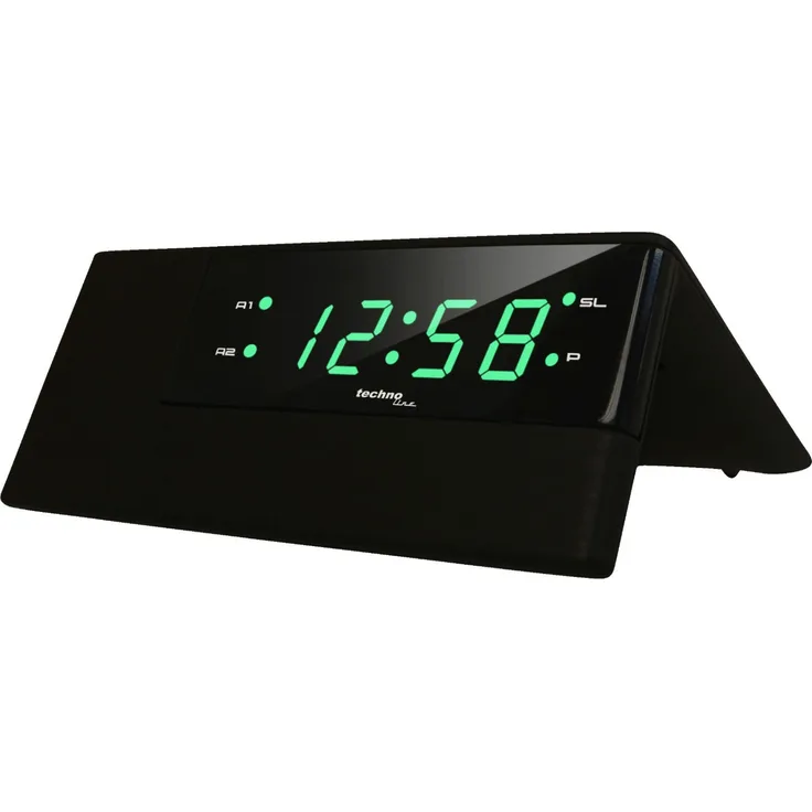 TechnoLine WT488, Radiowecker, schwarz, (UKW (FM)) 