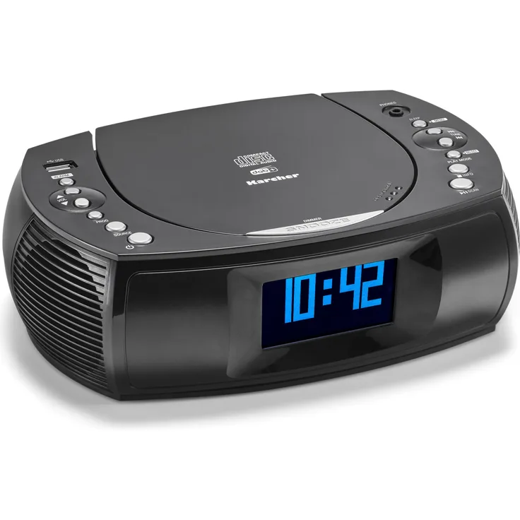 Karcher UR1309D, CD-Radio, schwarz, (UKW (FM), MW, DAB+)