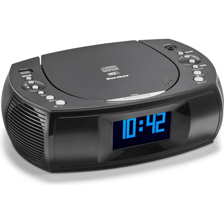 Karcher UR1309D, CD-Radio, schwarz, (UKW (FM), MW, DAB+) – Bild 1