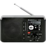 Albrecht DR 86, Tragbares Radio, schwarz, (DAB, DAB+, UKW (FM)) 