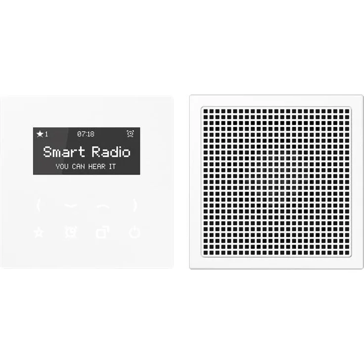 Jung RADLS918, Unterbauradio, weiß, (UKW (FM)) 
