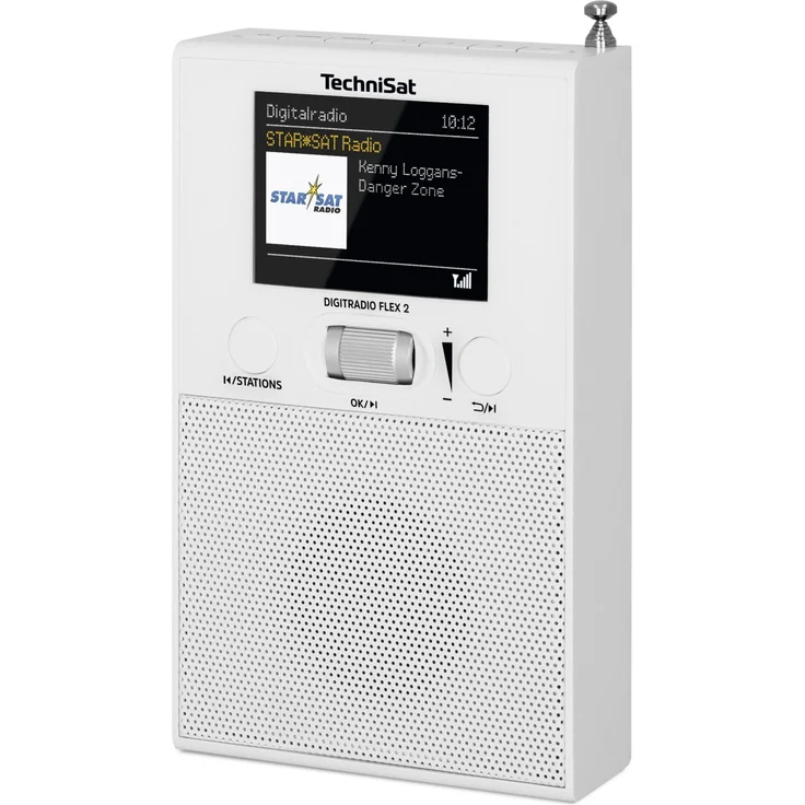 TechniSat Flex2, Tragbares Radio, Digitalradio, weiß, (DAB, DAB+, UKW (FM))  – Bild 3