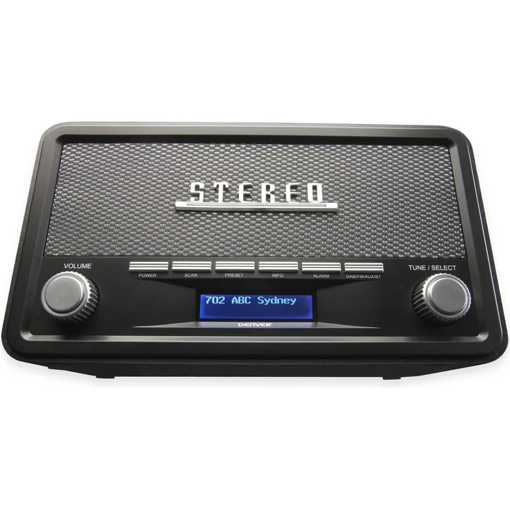 Denver DAB-28, Tragbares Radio, schwarz, (DAB, DAB+, UKW (FM))  – Bild 2