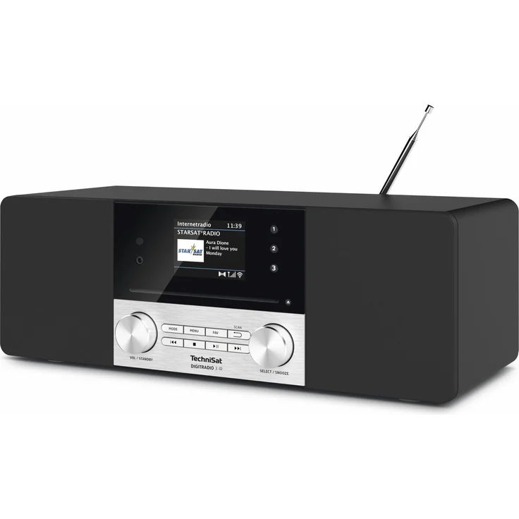 TechniSat DigitRadio3IR, CD-Radio, Internetradio, Digitalradio, schwarz, (DAB, DAB+, UKW (FM), Webradio) – Bild 3