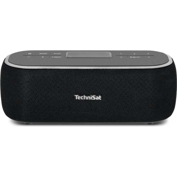 TechniSat Viola BT1, Tragbares Radio, Radiowecker, Digitalradio, schwarz, (DAB, DAB+, UKW (FM)) 