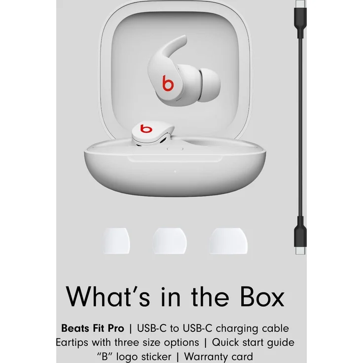 Beats Fit Pro Beats Weiß, True Wireless In-Ear-Kopfhörer, Noise Cancelling, weiß – Bild 16