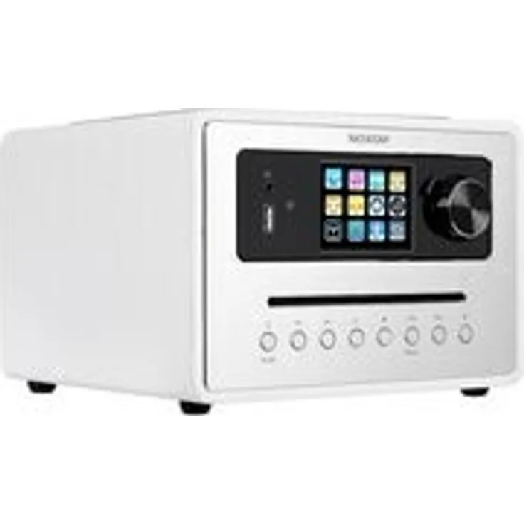 Noxon 500 CD, Tischradio, weiß, (DAB, DAB+, UKW (FM), Webradio) 