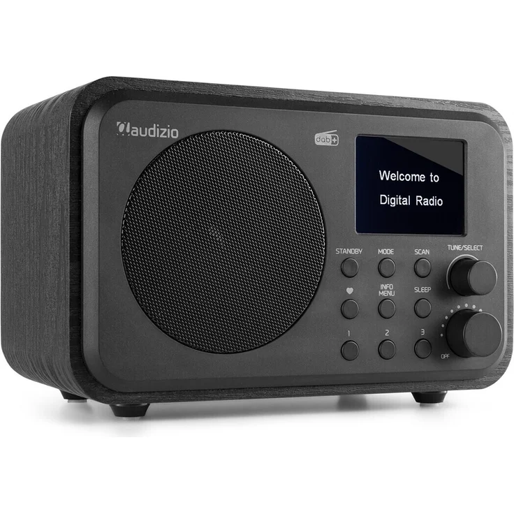Audizio Milan, Tischradio, schwarz, (DAB, UKW (FM), DAB+)  – Bild 4
