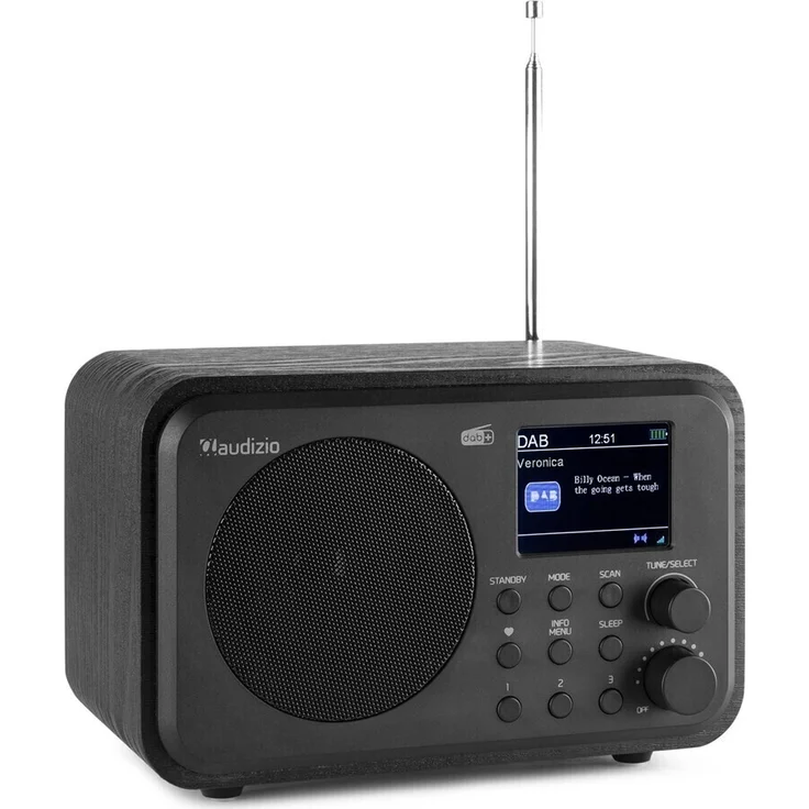 Audizio Milan, Tischradio, schwarz, (DAB, UKW (FM), DAB+)  – Bild 2