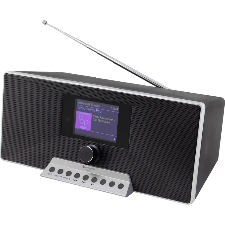 Soundmaster IR3500SW, Internetradio, schwarz, (DAB+, Webradio, UKW)  – Bild 3