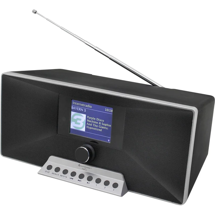 Soundmaster IR3500SW, Internetradio, schwarz, (DAB+, Webradio, UKW)  – Bild 4