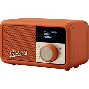 Bild für Roberts Radio Revival Petite, Tragbares Radio, Orange, (DAB, UKW (FM)