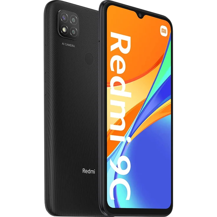 Xiaomi Redmi 9C Smartphone 16,59cm (6,53 Zoll) IPS-Display, 128GB interner Speicher, Android 10, Midnight Grey – Bild 4